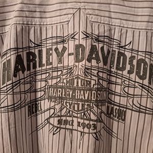 Harley Davidson button down shirt